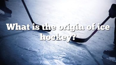 What is the origin of ice hockey?
