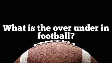 What is the over under in football?