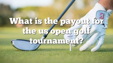 What is the payout for the us open golf tournament?