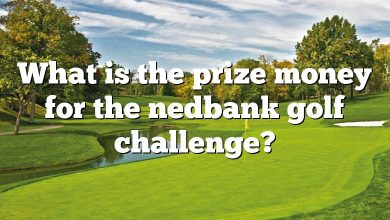 What is the prize money for the nedbank golf challenge?