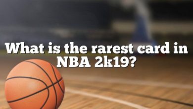 What is the rarest card in NBA 2k19?