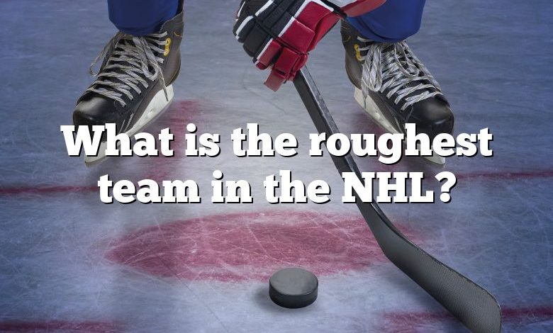 What is the roughest team in the NHL?