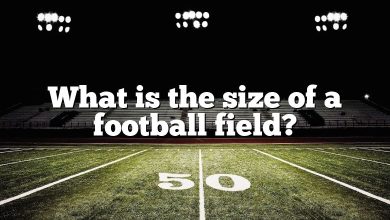 What is the size of a football field?