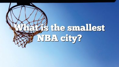 What is the smallest NBA city?