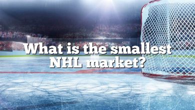 What is the smallest NHL market?