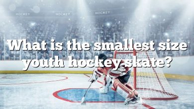 What is the smallest size youth hockey skate?