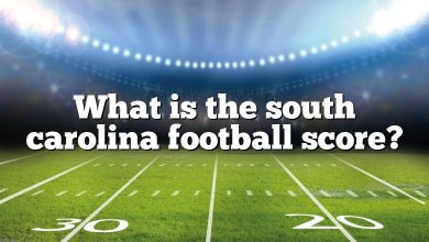 What is the south carolina football score?