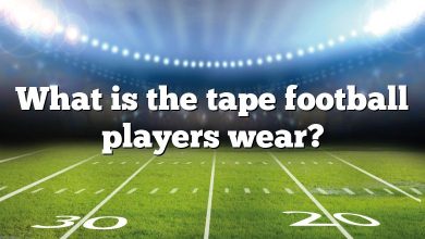 What is the tape football players wear?