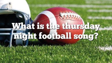 What is the thursday night football song?
