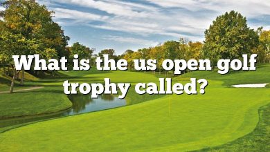 What is the us open golf trophy called?