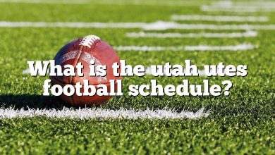 What is the utah utes football schedule?