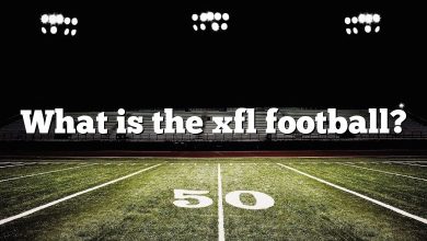 What is the xfl football?