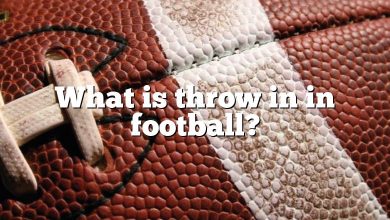 What is throw in in football?