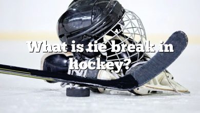 What is tie break in hockey?