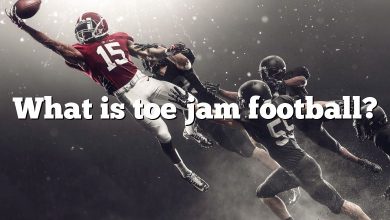 What is toe jam football?