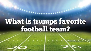 What is trumps favorite football team?