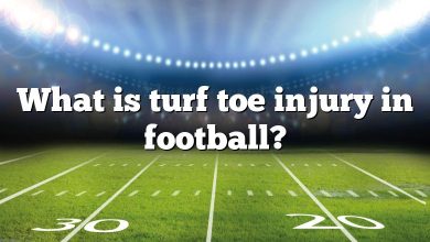 What is turf toe injury in football?