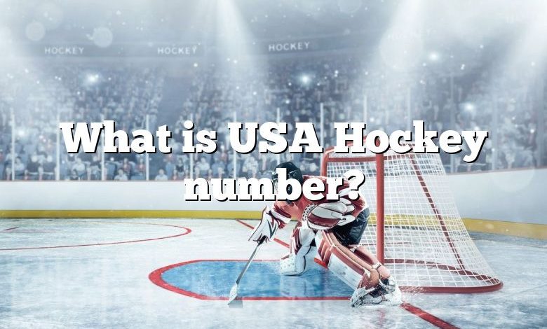 What is USA Hockey number?