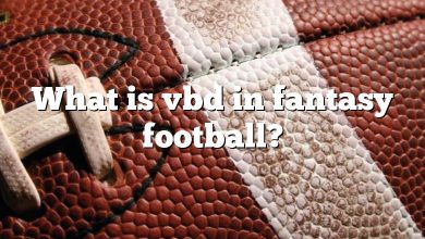 What is vbd in fantasy football?