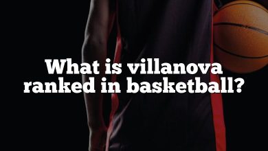What is villanova ranked in basketball?