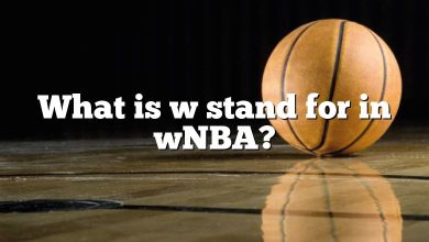 What is w stand for in wNBA?