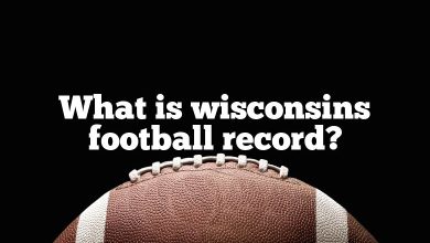 What is wisconsins football record?