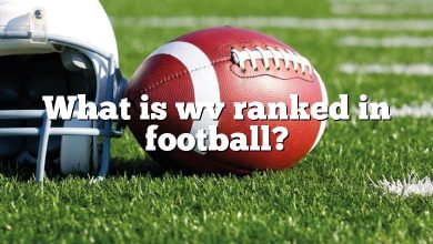 What is wv ranked in football?