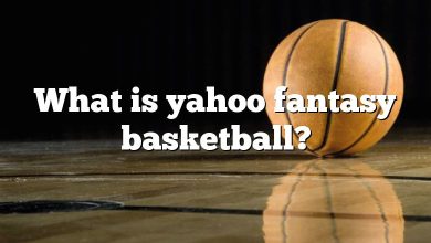 What is yahoo fantasy basketball?