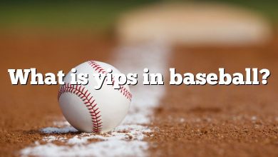 What is yips in baseball?