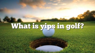 What is yips in golf?