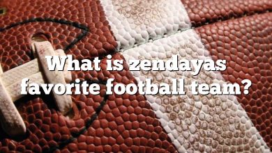 What is zendayas favorite football team?