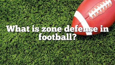 What is zone defense in football?