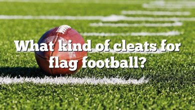 What kind of cleats for flag football?