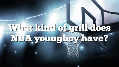 What kind of grill does NBA youngboy have?