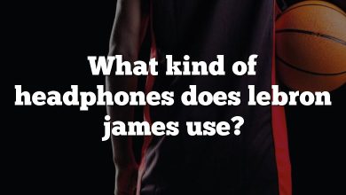 What kind of headphones does lebron james use?