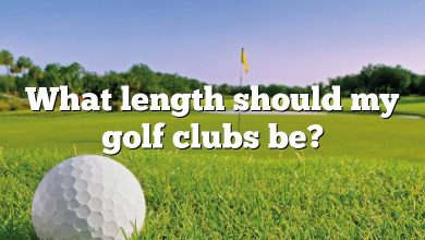 What length should my golf clubs be?