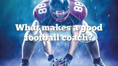 What makes a good football coach?