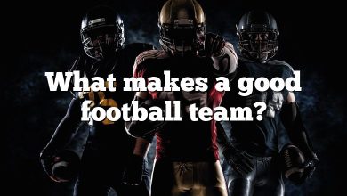 What makes a good football team?