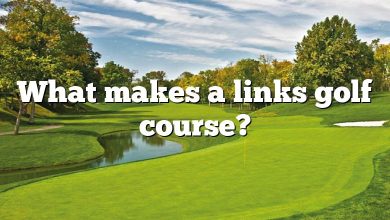 What makes a links golf course?