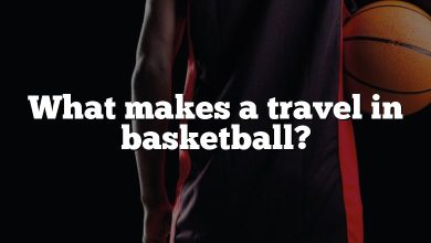 What makes a travel in basketball?