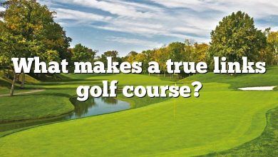 What makes a true links golf course?