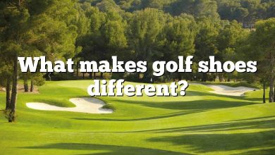 What makes golf shoes different?