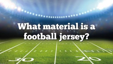 What material is a football jersey?