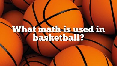 What math is used in basketball?