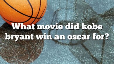 What movie did kobe bryant win an oscar for?