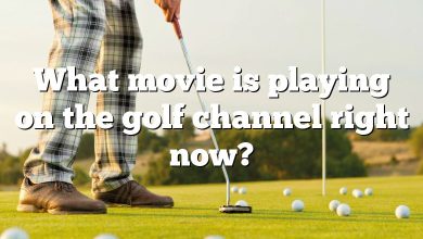 What movie is playing on the golf channel right now?