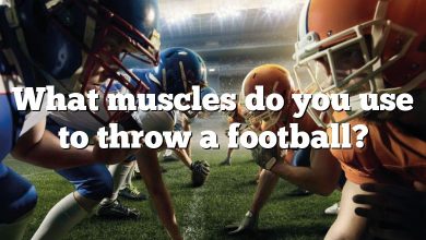 What muscles do you use to throw a football?