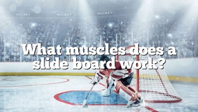 What muscles does a slide board work?