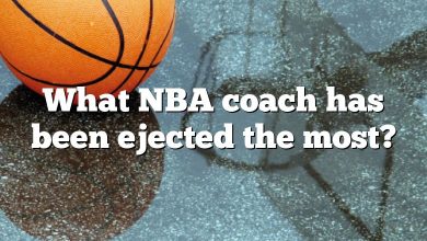 What NBA coach has been ejected the most?