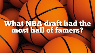 What NBA draft had the most hall of famers?